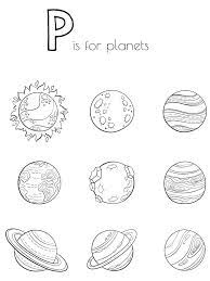 Planets coloring sheets free pages for preschoolers individual. Planet Coloring Pages Planet Coloring Pages Coloring Pages Alphabet Coloring Pages