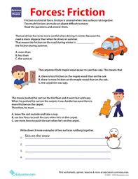 Next Stop Pinterest In 2020 Science Worksheets Teaching Science Friction Activities