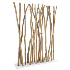 Paravent En Metal Blanc Et Branches De Teck Sperone Paravent Maison Du Monde Paravent Maison Du Monde