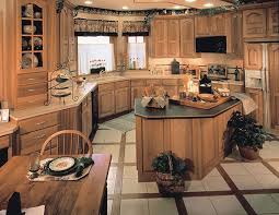 Perimeter Cabinets Medium Hickory 60 40 Arch Raised Walls And Square Raised Base Cabinets Hickory Kitchen Cabinets Hickory Kitchen Best Kitchen Cabinets