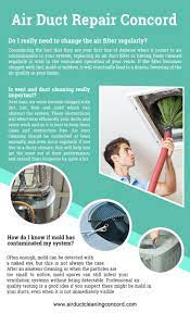 Heating, ventilating & air conditioning service in concord, california. Air Duct Cleaning Concord Infographic