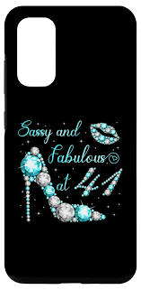 Amazon.com: Galaxy S20 Sassy and fabulous at 41 Years Old High Heel 41st  Birthday Case : Cell Phones & Accessories