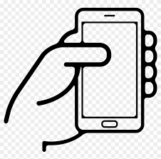 Download Vector Transparent A Svg Png Icon Free Download Comments Hand Holding Phone Icon Clipart 635020 Pikpng