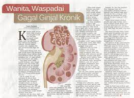 Penyebab terbanyak pgk adalah : Wanita Waspadai Gagal Ginjal Kronik Universitas Ciputra