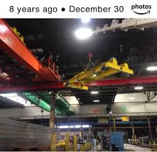 Putting up two 5 ton trolley's with new Yale Cable King hoists 8 years ago  today.