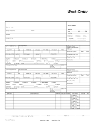 Printable work from home order template. Printable Work Order Template Fill Online Printable Fillable Blank Pdffiller