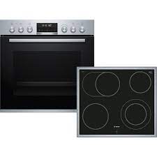 Konventioneller einbauherd mit glaskeramikkochfeld, 4 funktionen: Bosch Hnd671cs60 Einbauherd Set Mit Glaskeramik Kochfeld Schott Ceran Edelstahl