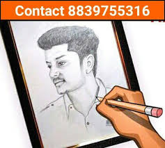 Custom Portrait Painting In India Gift Pencil Sketch Custom Portrait Logo Design In Indore Best and affordable prices of custom paintings from photo (guaranteed).