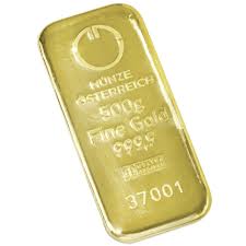 500 Gramm Goldbarren Der Munze Osterreich Ag