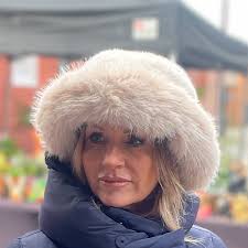 Luxury Cream Furry Bucket Hat