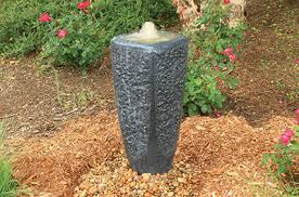 It has a small submersible filter and is even home to some happy little goldfish. American Aquascapes Grand Beauty For Small Spaces Water Features That Can Go Anywhere