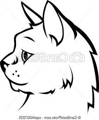Nos petits félins domestiques possèdent en vérité une grande variété de caractères, ce qui fait leur particularité. 14 Unique De Tete De Chat Dessin Photos Tete De Chat Dessin Tete De Cheval Dessin Coloriage Chat