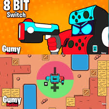 He shoots blaster beams and his super boosts. 8 Bit Brawl Stars Skins