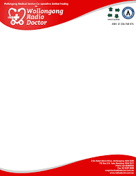 You may notice that doctor letterheads can have some overlap with personal letterheads being that a given doctor's letterhead would display his name quite prominently. Radio Letterhead Design For Wollongong Radio Doctor By Phdesign Design 3423440