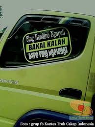 Pada kali ini saya akan menggunakan corel draw x7 dan menggunakan dua warna yaitu warna merah dan hitam. Tulisan Stiker Kreatif Di Kaca Samping Truk Gans Bikin Senyum2 Sendiri Hehehe Setia1heri Com