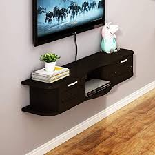 Tv wall ideas that go beyond a gallery wall. Buy Wall Mounted Tv Cabinet Wall Shelf Floating Shelf Wifi Router Set Top Box Sky Box Dvds Cd Projector Photo Toy Storage Shelf Tv Console Tv Stand Bookshelf Color B Size