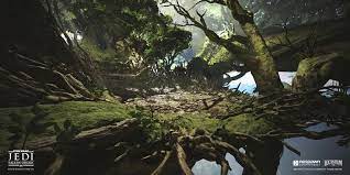 Artstation Star Wars Jedi Fallen Order Kashyyyk Origin Tree Hansoo Im Star Wars Jedi Jedi Star Wars