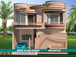 Waris House 3d View Elevation 30x50 In Gujranwala Cantt Pakistan Small House Design Exterior House Front Design House Design Photos