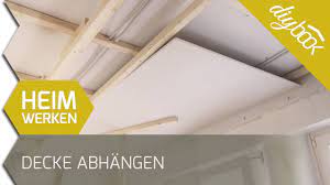 Akustikvliesen, polyestervliesen ↑ elke örtl: Decke Abhangen 2d Youtube