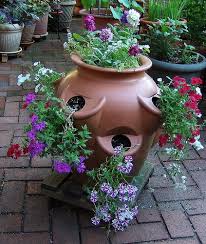 Home Depot Plant Pots Strawberry Pots Cost Of Strawberry Pots This Year I Planted Phlox Stocks Say It 5x Fast Lol Strawberry Pots Plants Strawberry Plants