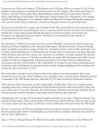 Seventeen men of Service Company, 275th Infantry met in Chicago, Illinois  in August of 1962 for the purpose of organizing an ass