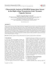Click here for production status of spec ific part numbers. Pdf Characteristic Analysis Of Ds18b20 Temperature Sensor In The High Voltage Transmission Lines Dynamic Capacity Increase