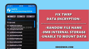Now, again go to settings, then security and then encrypt sd card. How To Remove Data Encryption And Decrypt Data In Twrp Droidwin
