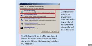 Wie sie windows 7 reparieren, ohne cd oder dvd zu besitzen, zeigt unser artikel. Reparatur Installation Fur Windows 7 Pc Welt