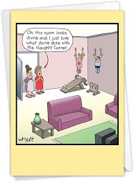 Amazon.com : NobleWorks - Funny Cartoon Mother's Day Card - Comic Humor,  Mom Notecard with Envelope - Room Looks Divine 0083 : Office Products