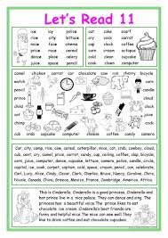 Let S Read 11 Worksheet Free Esl Printable Worksheets Made By Teachers Reading Comprehension Lessons Reading For Beginners Phonics Reading