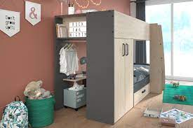 Hochbett schrank test → ausführlicher test ▶ top hochbett schrank ▶ aktuelle angebote ▶ sämtliche hochbett schrank test die besten hochbett schrank auf einen blick. Etagenbett Mit Kleiderschrank Parisot Stim2 Homeline Der Mobel Onlineshop Fur Preisbewusste