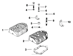 Complete exploded views of all the major manufacturers. Kohler K301 47640 John Deere 12 Hp 9 Kw Specs 4710 47835 Parts Diagram For Cylinder Head Tp 2097