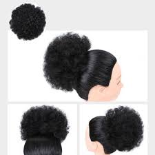 8 16 Inch Afro Kinky Curly Ponytail Human Hair Extensions