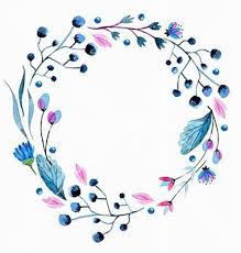 57 Ideas Flowers Wreath Vector Frames In 2020 Watercolor Flower Wreath Wreath Drawing Flower Drawing