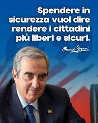 Andiamo avanti, con il pacchetto sicurezza e con le altre misure che  rendono i cittadini più liberi sui nostri territori.