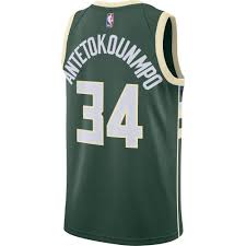 Milwaukee Bucks Giannis Antetokounmpo Green Swingman Jersey