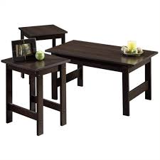 Product title woven paths traditional storage coffee table with bins, espresso average rating: Coffee Tables And End Tables Sets 3 Piece Cinnamon Cherry Storage Furniture Home Garden Furniture Home Garden