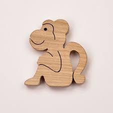 Wooden Monkey Toy Wooden Animal Toys Wooden Toys Plans Handmade Wooden Toys