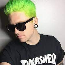 Burgundy Hair Color For Men 100 Hairstyles By The Best Barber In 2021 Men Hair Color Green Hair Men Neon Green Hair