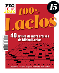 Critiques, citations, extraits de mots croisés, numéro 5 de michel laclos. Le Figaro Store Fig Mag Jeux 100 Laclos 15