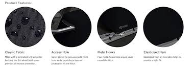 These provide you a lot of benefits and they make your journey. Classic Accessories 80 116 010401 00 Fifth Wheel Hitch Cover Black