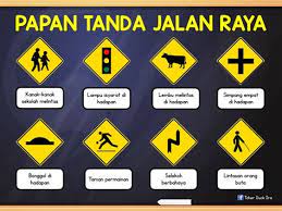 Pusingan u di jalanraya bahaya! Papan Tanda Jalan Raya Bacaan Luas Quiz Quizizz