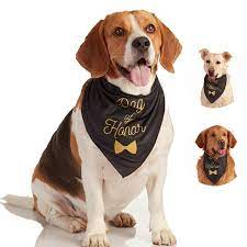 Odi Style Engagement Gifts Dog Bandana Wedding Gift Signs Dog Of Honor Black Dog Bandana For S Dog Clothes Small Dog Clothes Pet Bandana