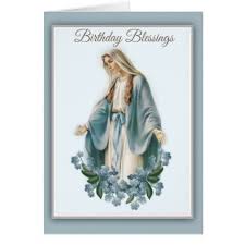 Birthday Card Ideas For Mother Mary Blessed Virgin Mary Mother With Flowers Card Zazzle Com Blessed Virgin Mary Blessed Mother Mothers Day Flowers