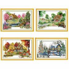 Shop with afterpay on eligible items. Best Cross Stitch Kits Four Seasons List And Get Free Shipping 7e5f0h5a
