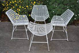 Shop crosley furniture griffith 3 piece steel frame patio … 1950 S Breotex Wire Outdoor Designer Furniture 4 Vintage Outdoor Chairs Patio Chairs Invisedge