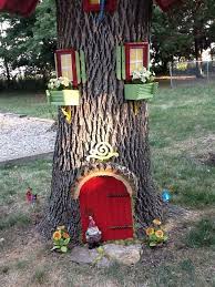 Use common household items to create cute fairy garden toad stools and other accessories. Tree Stump Ideas For Magical Fairy Garden Balcony Decoration Eco Friendly Garden Ideas Fairy Garden Decor Fairy Tree Houses Fairy Garden Designs