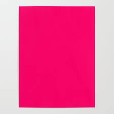 Dive deep into the color hot pink. Hot Pink Color Poster By Nicnak85 Society6