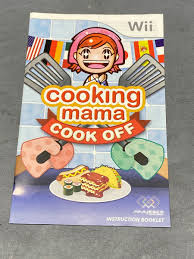 Cooking Mama Cook Off Nintendo Wii Authentic Manual Only! | eBay