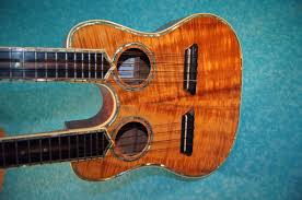 Bittersweet Panic At The Disco Ukulele Chords Les Rietfors Custom Double Neck Ukulele Ukulele Music Instruments Guitar